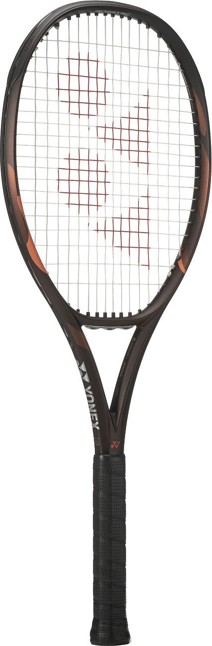 Yonex EZONE 100 Espresso Brown, a deep brown frame with copper flashes on the hoop